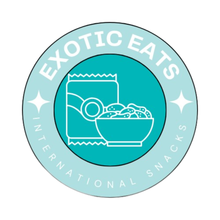 Exotic Eats: An emblematic logo featuring the brand name in a distinctive and appealing style, evoking a sense of adventurous culinary exploration