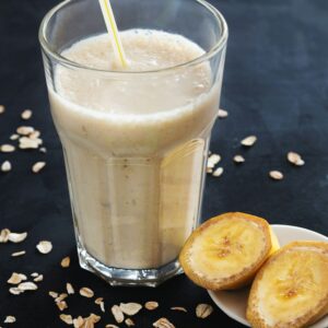 Banana milk drink