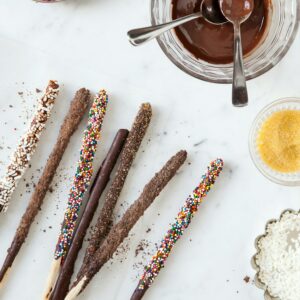 Chocolate biscuit sticks